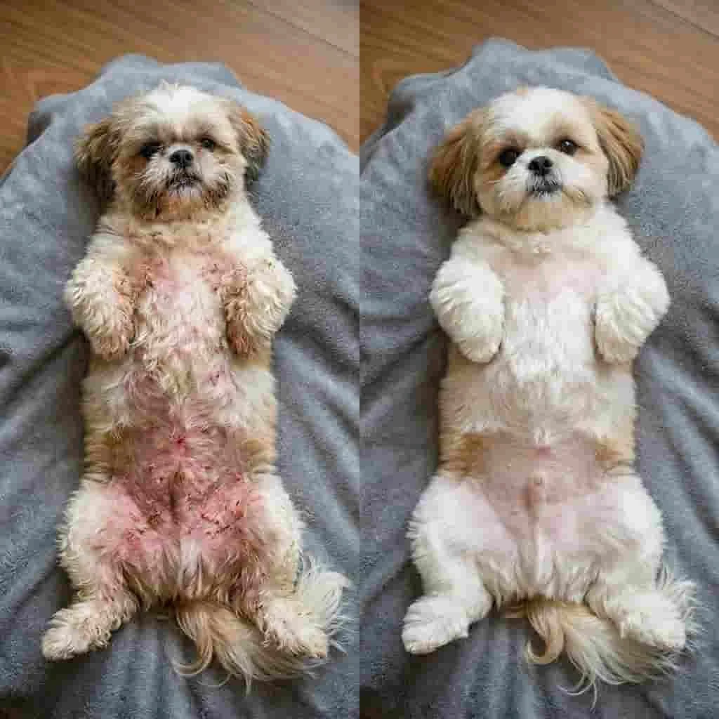 Cão tratado 4